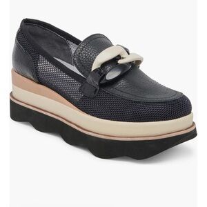Dolce Vita Jaksen Platform Sneaker Loafer in Black Size 7.5